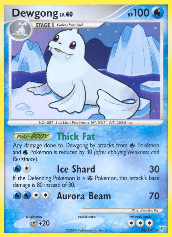 Carta Dewgong 24/147 do set Supreme Victors — Pokémon TCG | Bynx