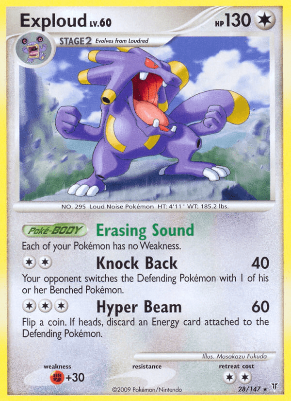 Carta Exploud 28/147 do set Supreme Victors — Pokémon TCG | Bynx