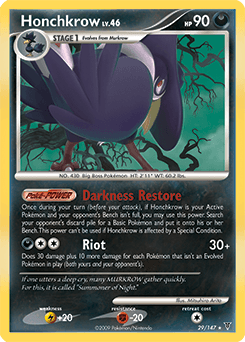 Honchkrow 29/147 — Supreme Victors