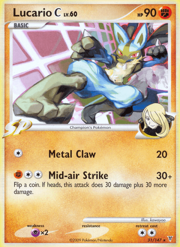 Carta Lucario C 31/147 do set Supreme Victors — Pokémon TCG | Bynx
