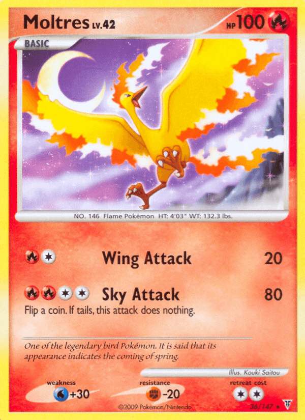Carta Moltres 36/147 do set Supreme Victors — Pokémon TCG | Bynx