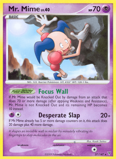 Carta Mr. Mime 37/147 do set Supreme Victors — Pokémon TCG | Bynx