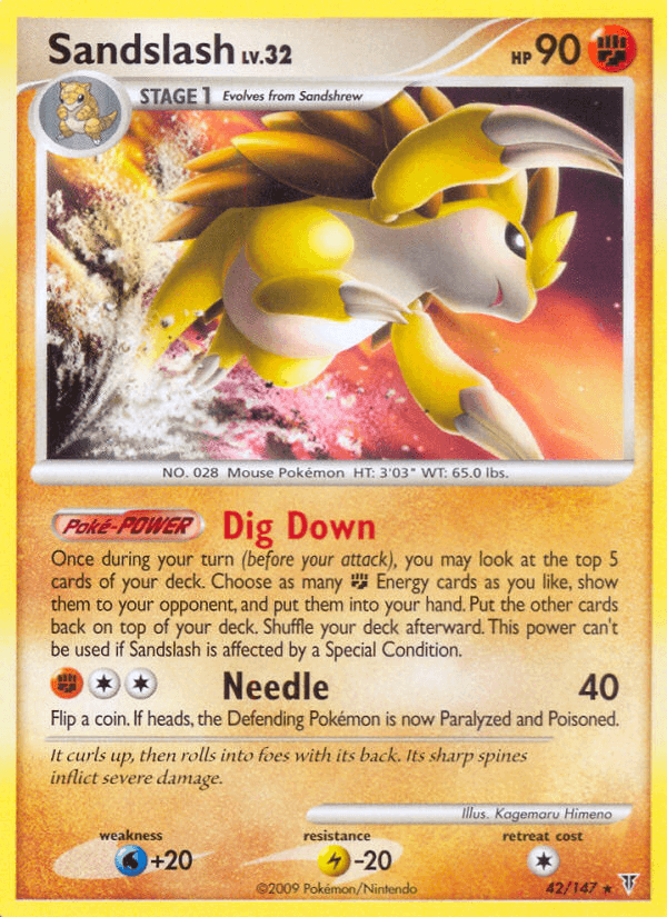 Carta Sandslash 42/147 do set Supreme Victors — Pokémon TCG | Bynx