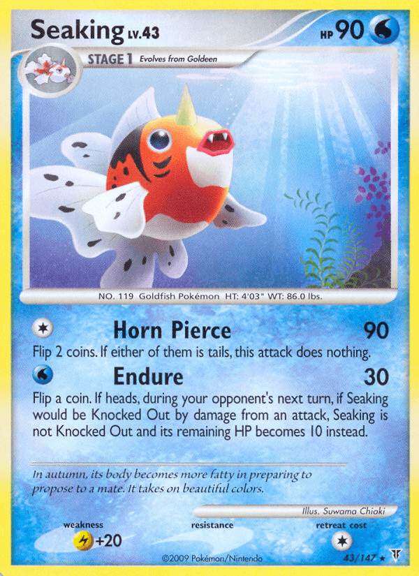 Carta Seaking 43/147 do set Supreme Victors — Pokémon TCG | Bynx