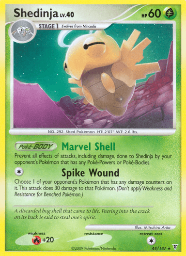 Carta Shedinja 44/147 do set Supreme Victors — Pokémon TCG | Bynx