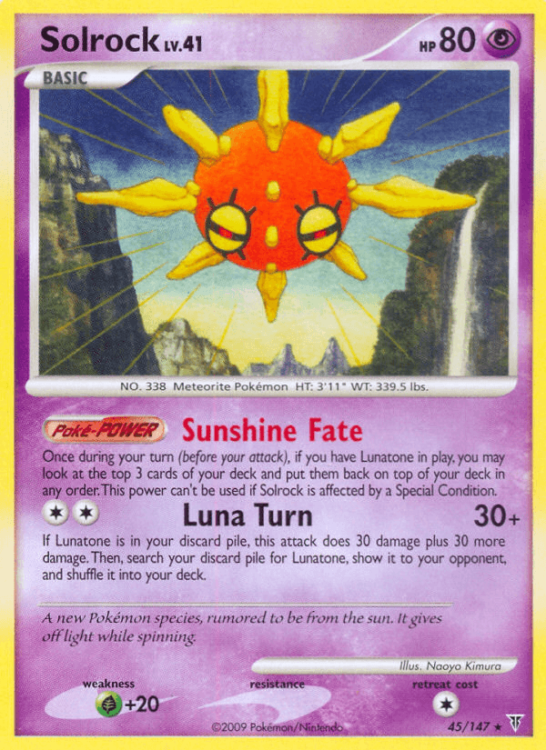 Carta Solrock 45/147 do set Supreme Victors — Pokémon TCG | Bynx