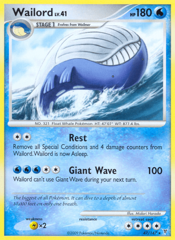 Carta Wailord 47/147 do set Supreme Victors — Pokémon TCG | Bynx