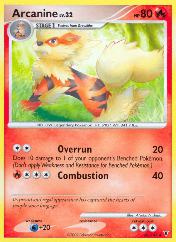 Carta Arcanine 50/147 do set Supreme Victors — Pokémon TCG | Bynx