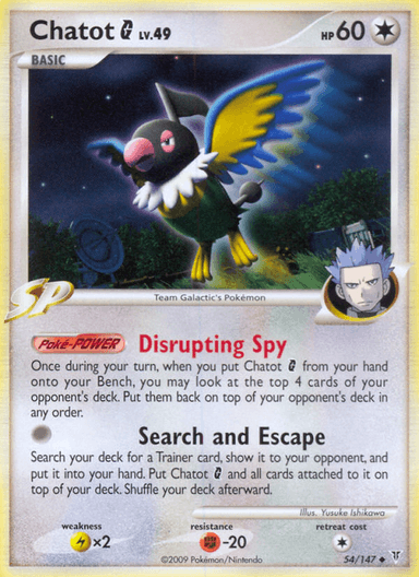 Carta Chatot G 54/147 do set Supreme Victors — Pokémon TCG | Bynx