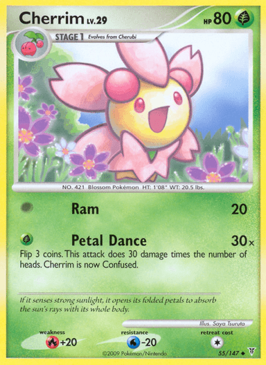 Carta Cherrim 55/147 do set Supreme Victors — Pokémon TCG | Bynx