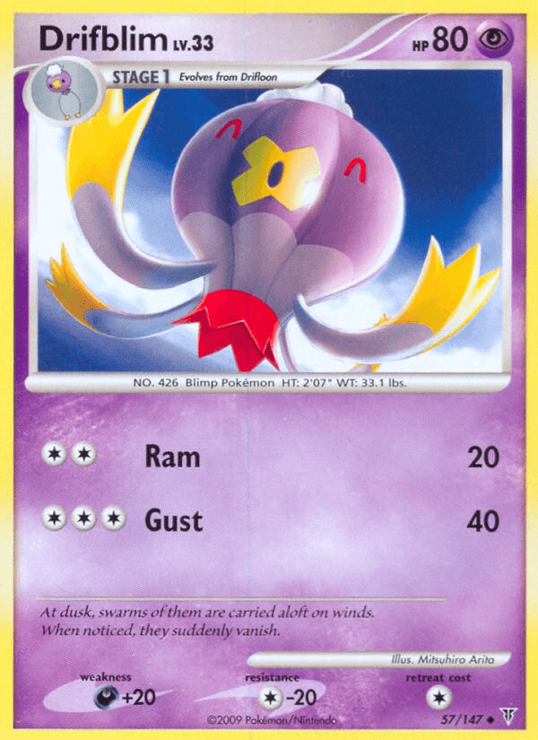 Carta Drifblim 57/147 do set Supreme Victors — Pokémon TCG | Bynx