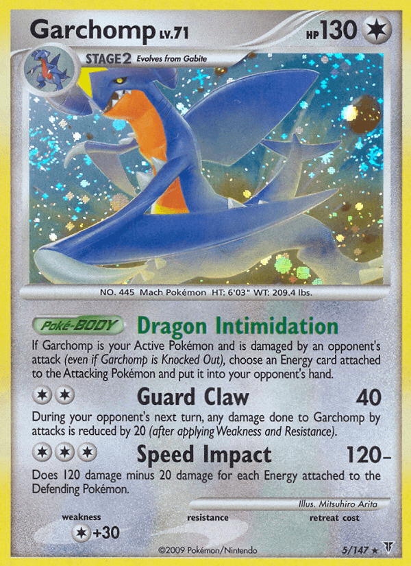 Carta Garchomp 5/147 do set Supreme Victors — Pokémon TCG | Bynx