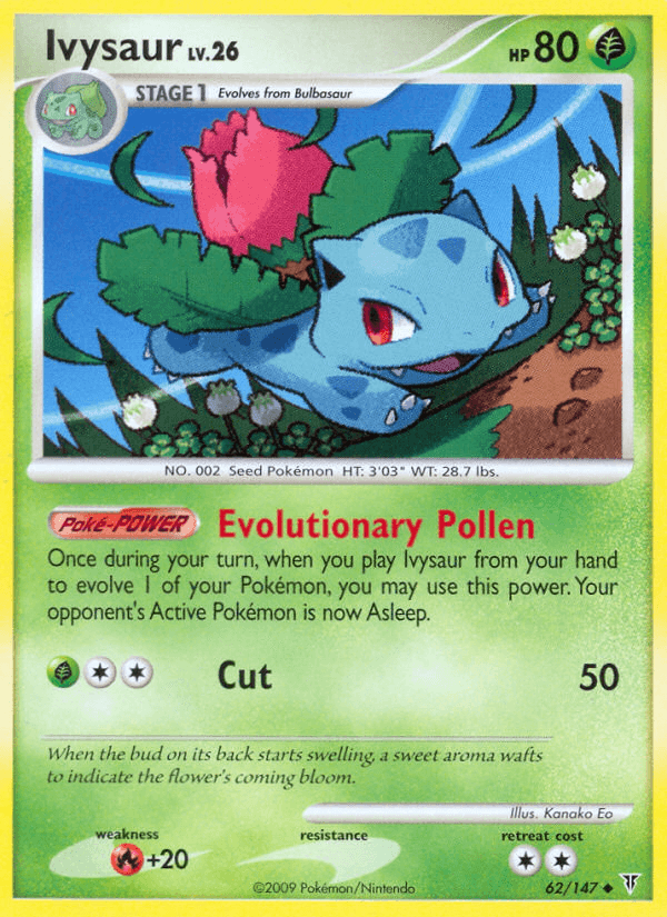 Carta Ivysaur 62/147 do set Supreme Victors — Pokémon TCG | Bynx