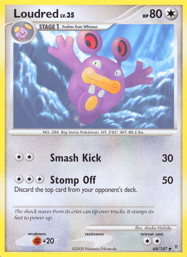 Carta Loudred 64/147 do set Supreme Victors — Pokémon TCG | Bynx