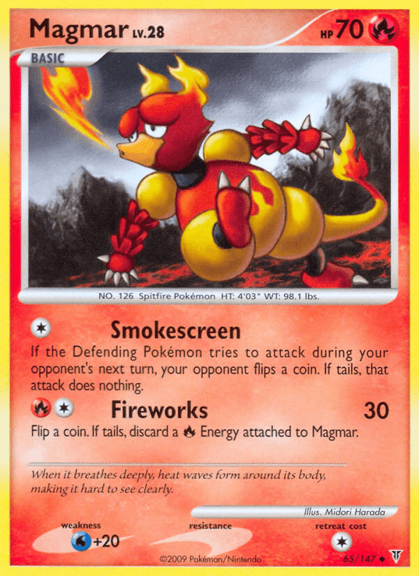 Carta Magmar 65/147 do set Supreme Victors — Pokémon TCG | Bynx