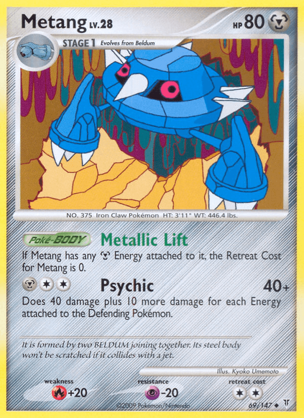 Carta Metang 69/147 do set Supreme Victors — Pokémon TCG | Bynx