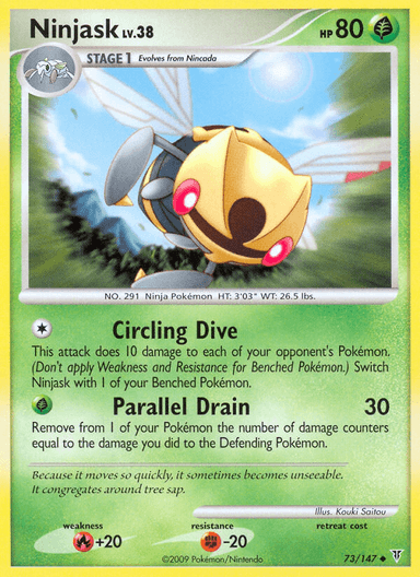 Carta Ninjask 73/147 do set Supreme Victors — Pokémon TCG | Bynx