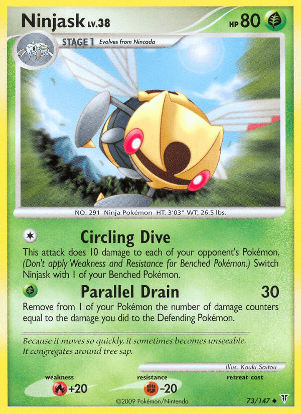 Carta Ninjask 73/147 do set Supreme Victors — Pokémon TCG | Bynx