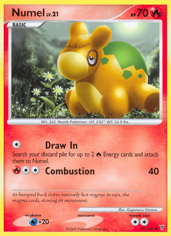 Carta Numel 74/147 do set Supreme Victors — Pokémon TCG | Bynx