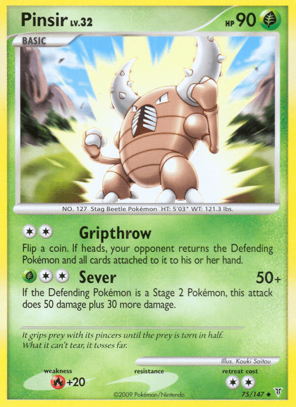 Carta Pinsir 75/147 do set Supreme Victors — Pokémon TCG | Bynx