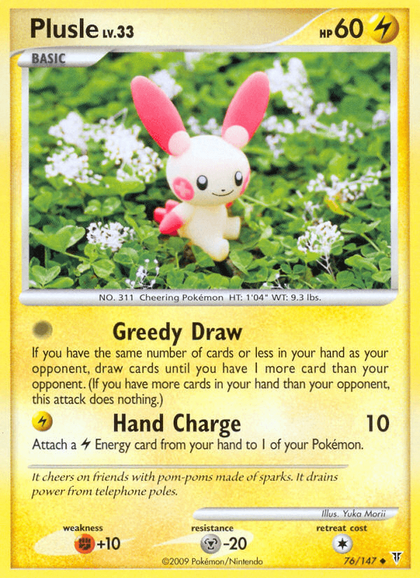 Carta Plusle 76/147 do set Supreme Victors — Pokémon TCG | Bynx