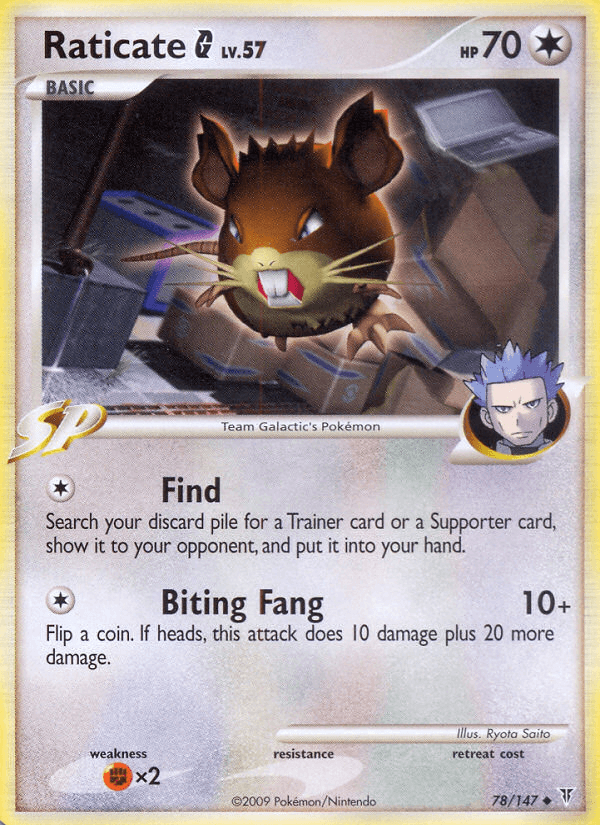 Carta Raticate G 78/147 do set Supreme Victors — Pokémon TCG | Bynx