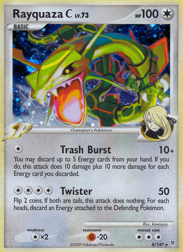 Carta Rayquaza C 8/147 do set Supreme Victors — Pokémon TCG | Bynx