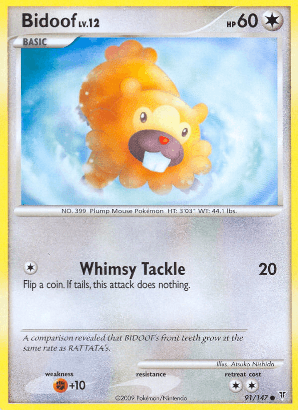 Carta Bidoof 91/147 do set Supreme Victors — Pokémon TCG | Bynx