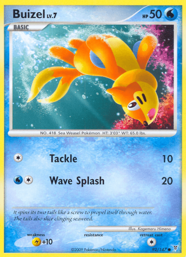 Carta Buizel 92/147 do set Supreme Victors — Pokémon TCG | Bynx