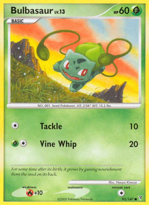 Carta Bulbasaur 93/147 do set Supreme Victors — Pokémon TCG | Bynx