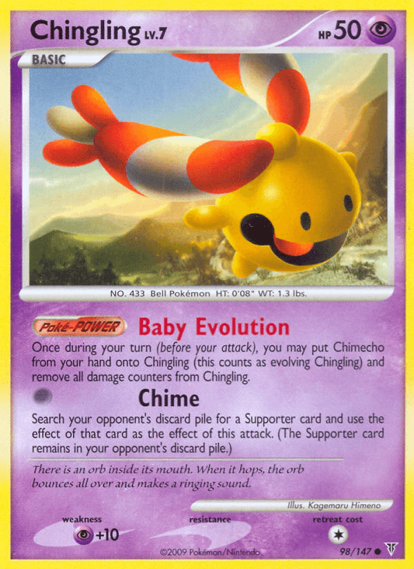 Carta Chingling 98/147 do set Supreme Victors — Pokémon TCG | Bynx