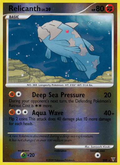 Carta Relicanth SH8/147 do set Supreme Victors — Pokémon TCG | Bynx