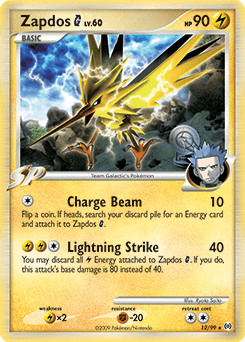 Zapdos G 12/99 — Arceus