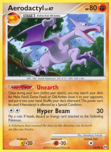 Carta Aerodactyl 13/99 do set Arceus — Pokémon TCG | Bynx
