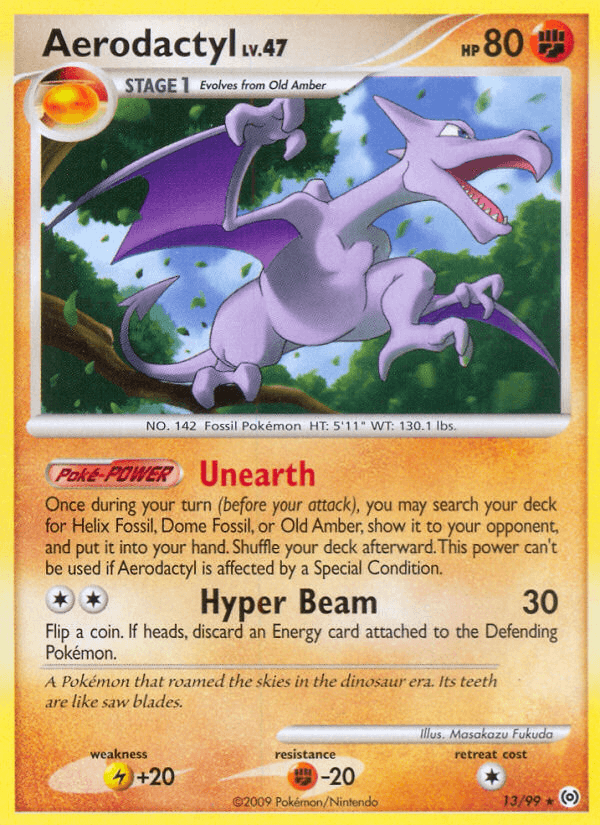 Carta Aerodactyl 13/99 do set Arceus — Pokémon TCG | Bynx