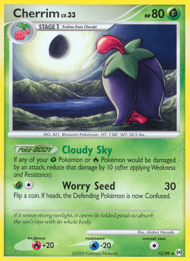 Carta Cherrim 15/99 do set Arceus — Pokémon TCG | Bynx