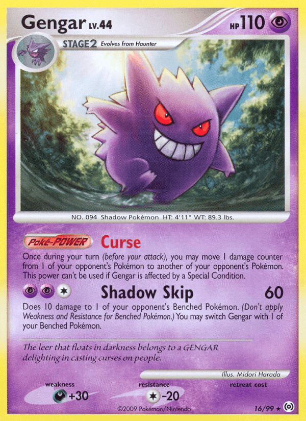 Carta Gengar 16/99 do set Arceus — Pokémon TCG | Bynx