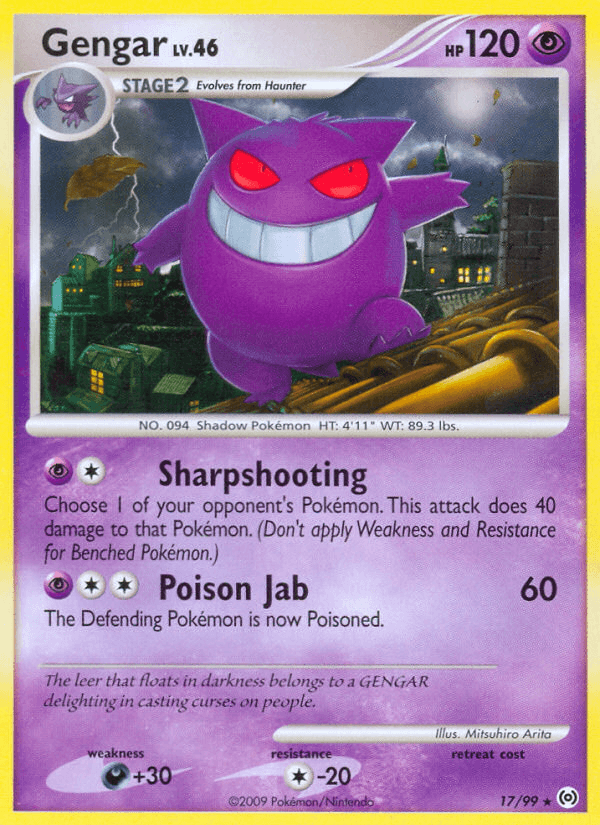 Carta Gengar 17/99 do set Arceus — Pokémon TCG | Bynx
