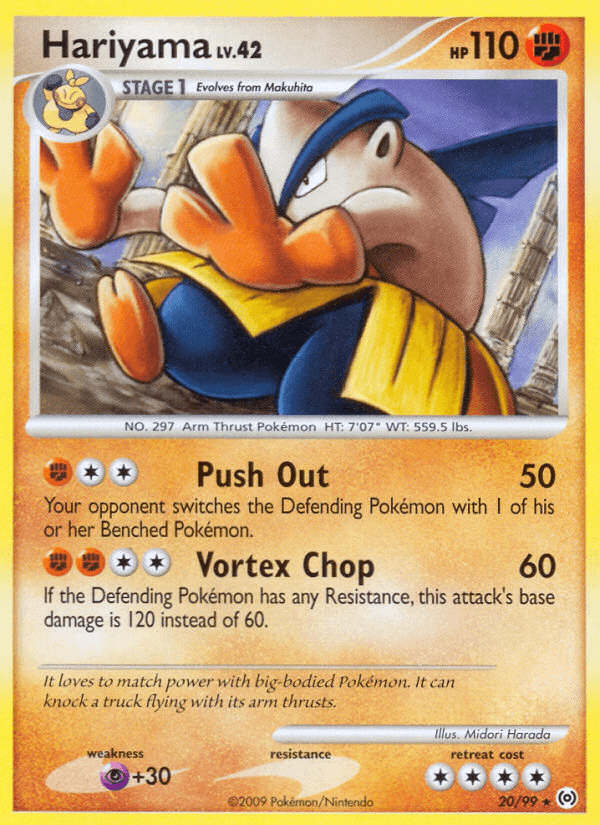 Carta Hariyama 20/99 do set Arceus — Pokémon TCG | Bynx