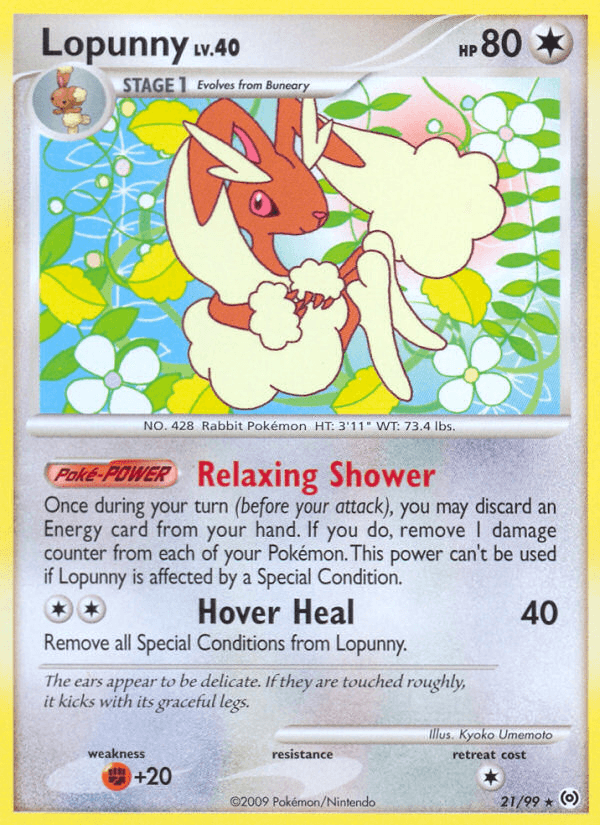 Carta Lopunny 21/99 do set Arceus — Pokémon TCG | Bynx