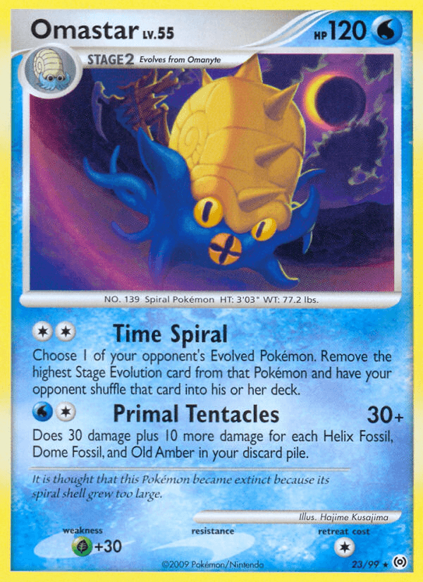 Carta Omastar 23/99 do set Arceus — Pokémon TCG | Bynx