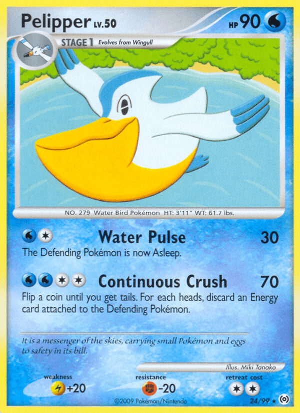 Carta Pelipper 24/99 do set Arceus — Pokémon TCG | Bynx