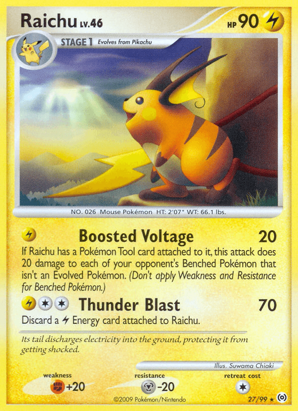 Carta Raichu 27/99 do set Arceus — Pokémon TCG | Bynx