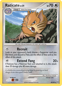 Raticate 29/99 — Arceus