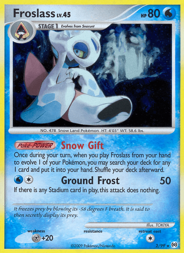 Carta Froslass 2/99 do set Arceus — Pokémon TCG | Bynx