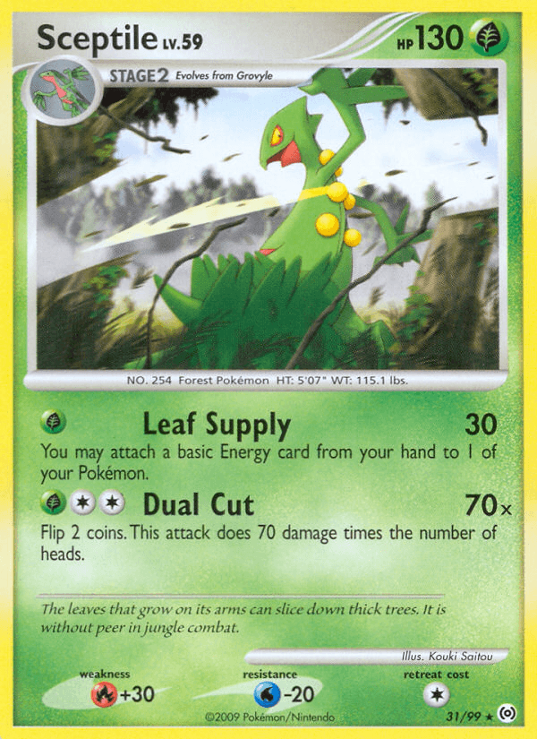 Carta Sceptile 31/99 do set Arceus — Pokémon TCG | Bynx