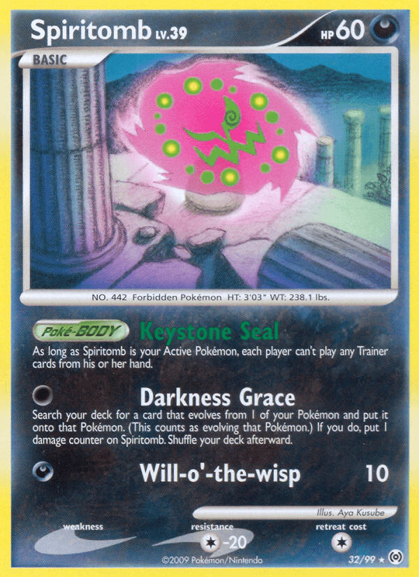 Carta Spiritomb 32/99 do set Arceus — Pokémon TCG | Bynx