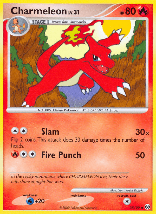 Carta Charmeleon 35/99 do set Arceus — Pokémon TCG | Bynx