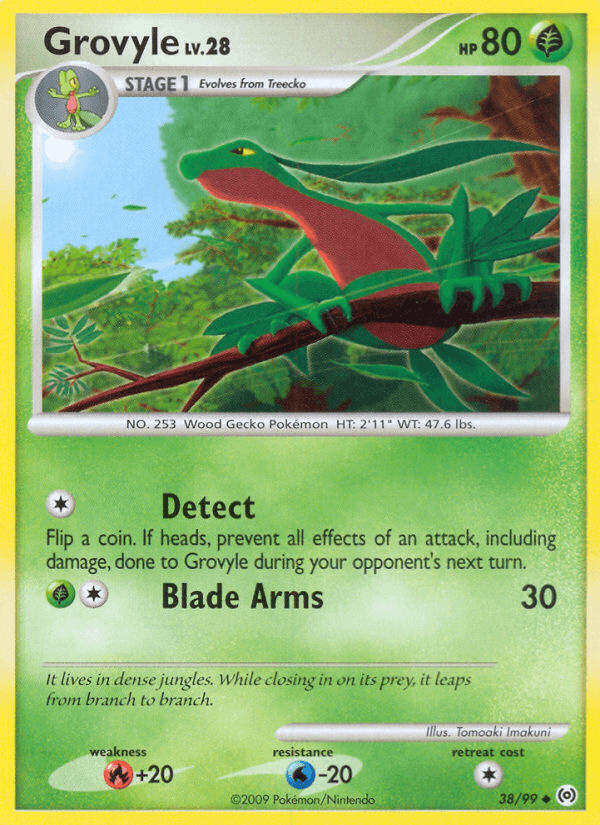 Carta Grovyle 38/99 do set Arceus — Pokémon TCG | Bynx