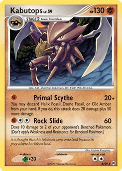 Kabutops 4/99 — Arceus
